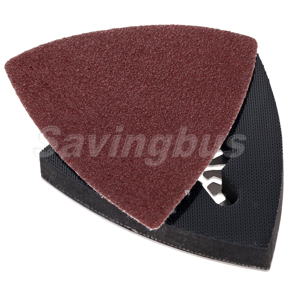 100pcs Sanding Paper 80mm Triangular Sanding pad Power Multi Tool