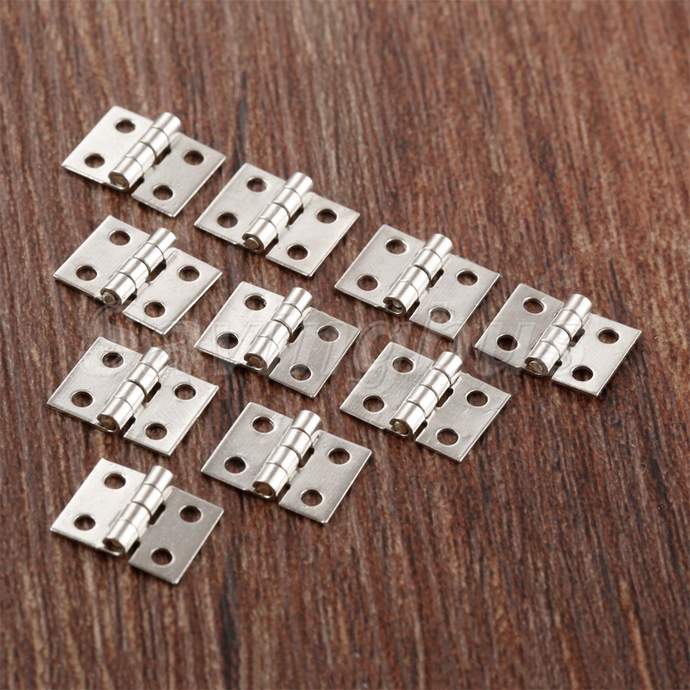 50pcs Tiny Jewelry Gift Box Door Hinges Drawer Hinge with Screw