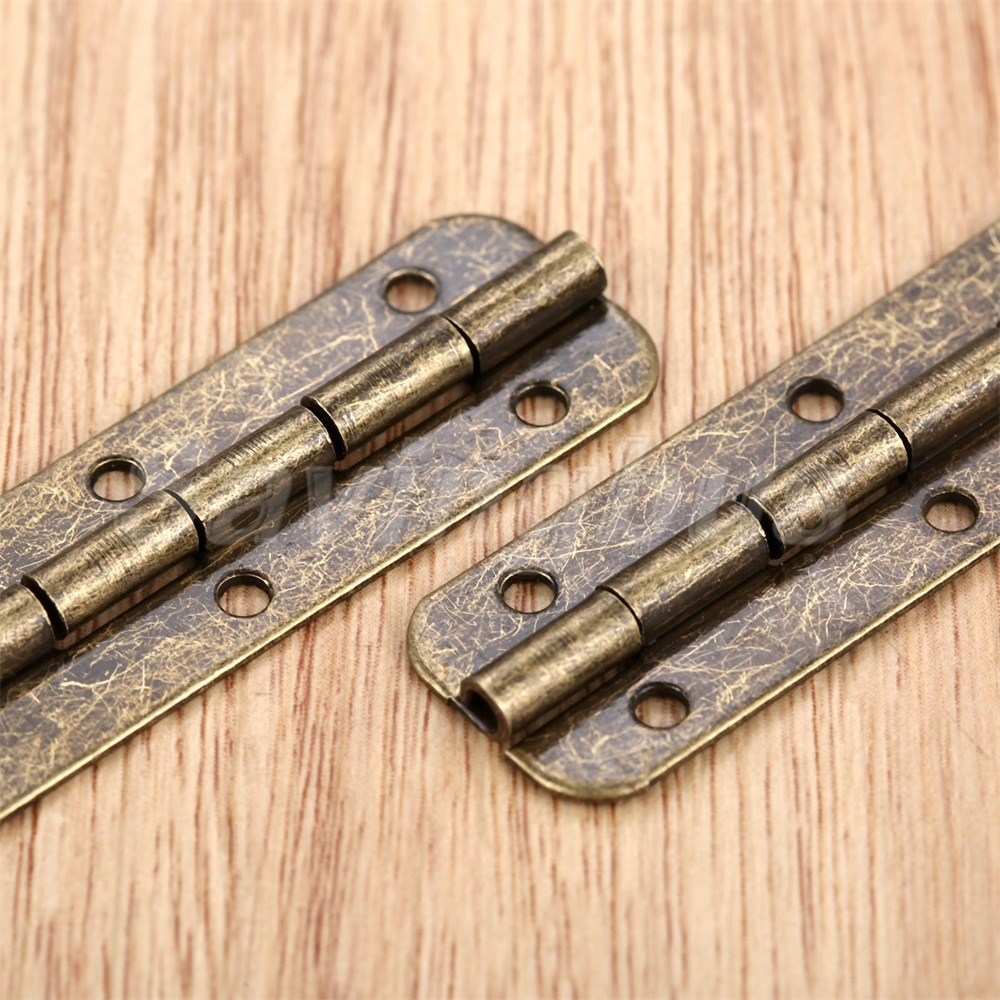 20x European Vintage Wood Box Chest Case Hinges Long Hinge Decorative